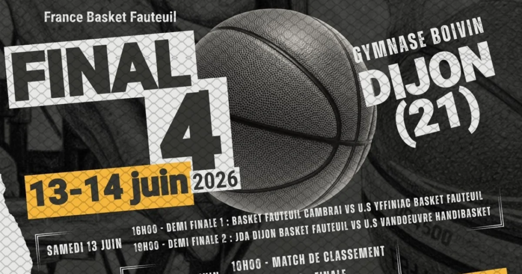 Final 4 dijon basket fauteuil
